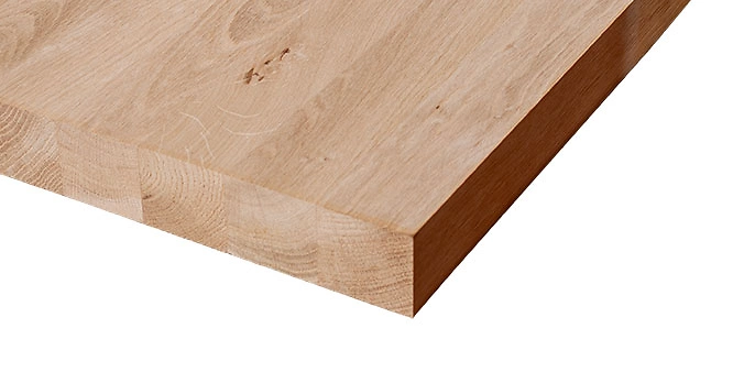 40mm Wildeiche Treppenstufenplatte