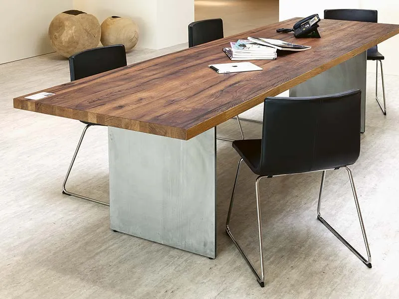 40mm Eiche Altholz TWIN Tischplatte