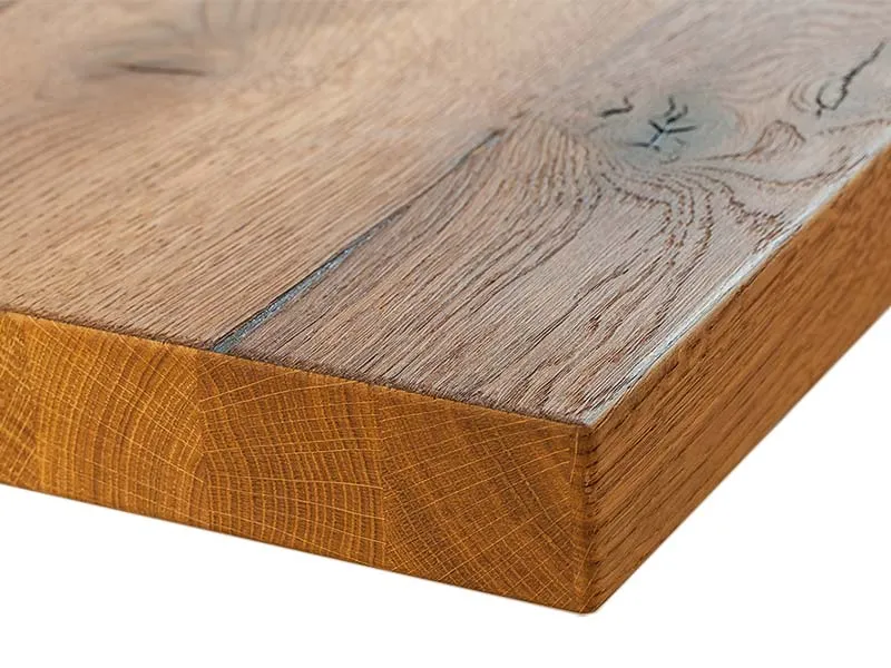 40mm Eiche Altholz TWIN Tischplatte