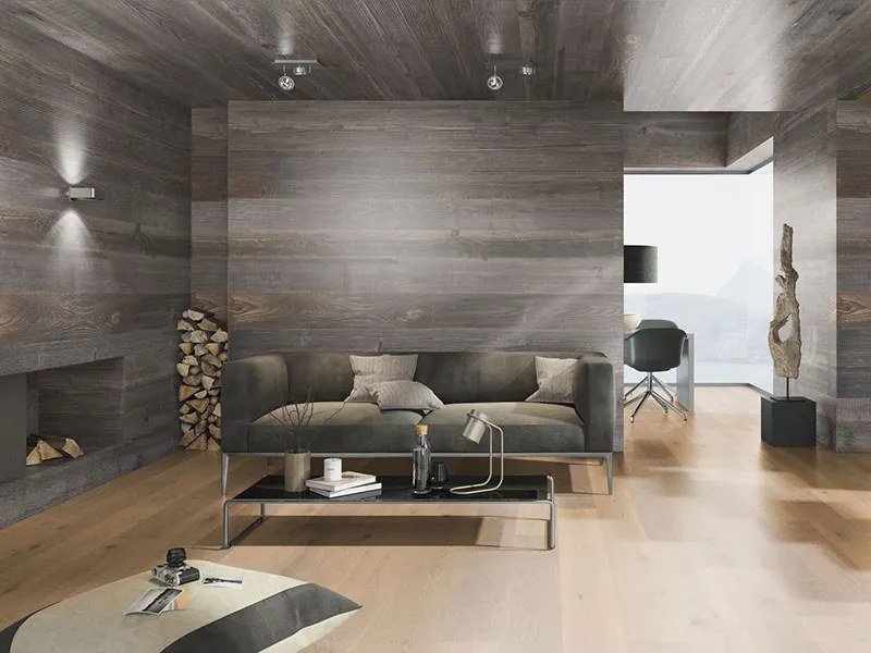 22mm Altholz Fichte GRAU verwittert