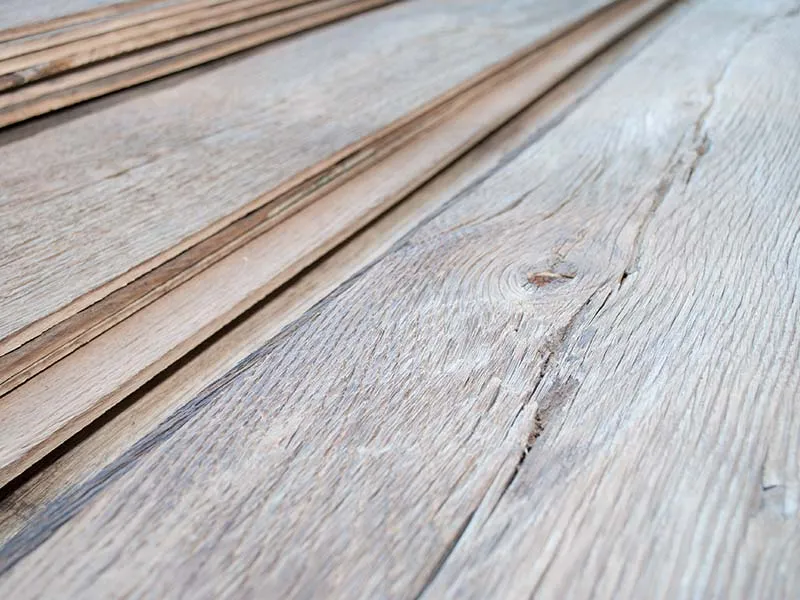 8mm Eiche Altholz S&auml;gefurnier4E120cm