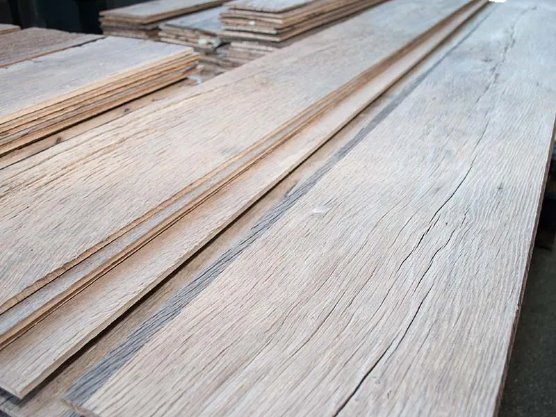 8mm Eiche Altholz S&auml;gefurnier 4E 140cm