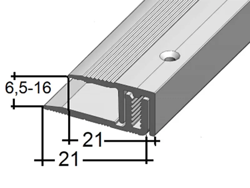 90cm Silber Abschlussprofil 8223