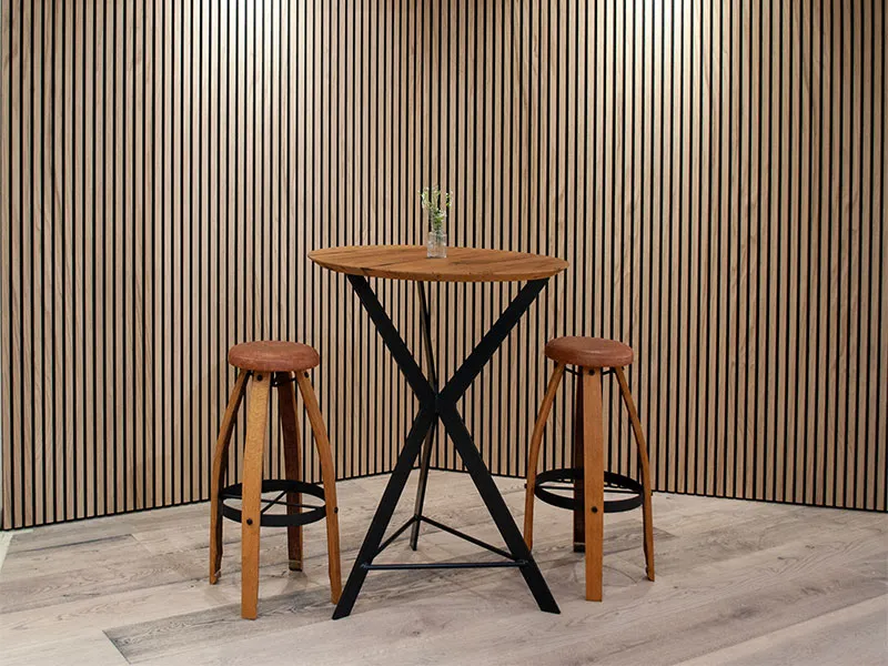 20mm Eiche roh Akustik Paneel 2400x600mm