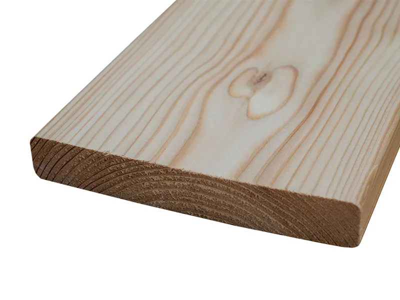 25x72mm L&auml;rche astig Glattkantbretter