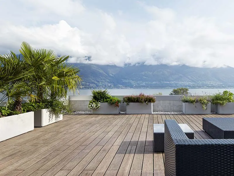 20x155mm Bambus Terrassendiele 1,85m