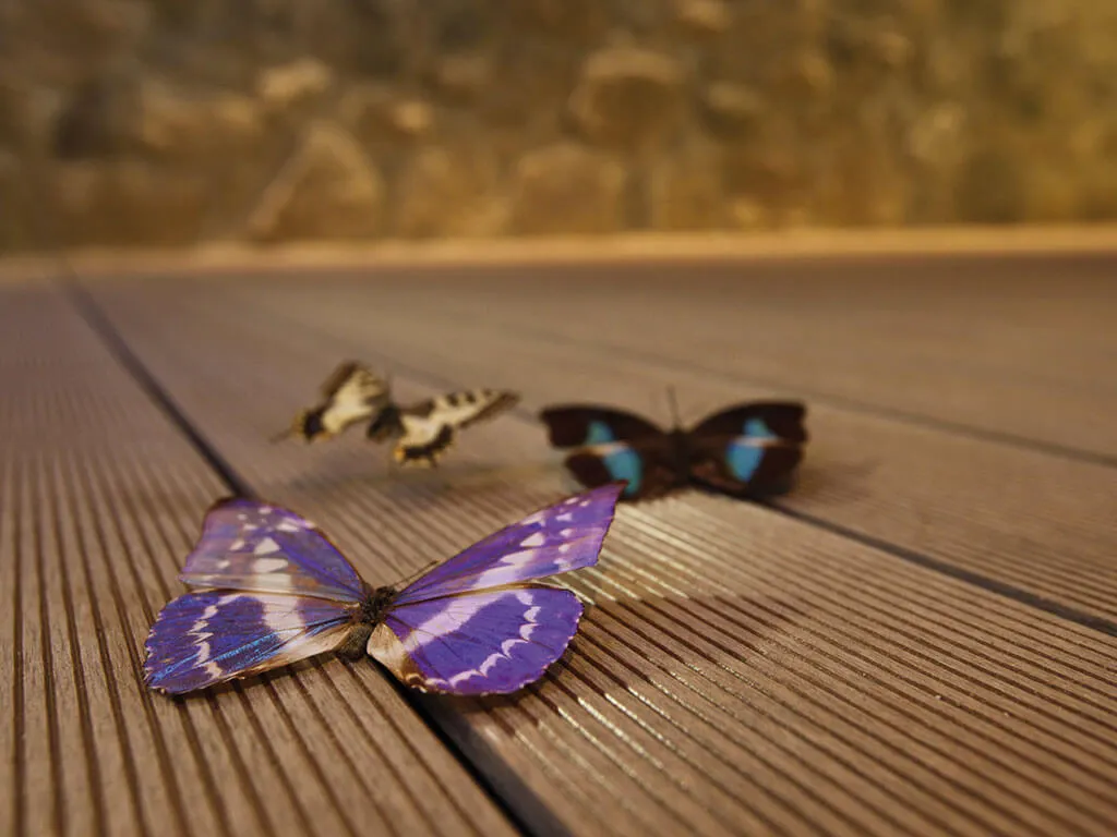 20x140mm Resysta Terrassendiele roh