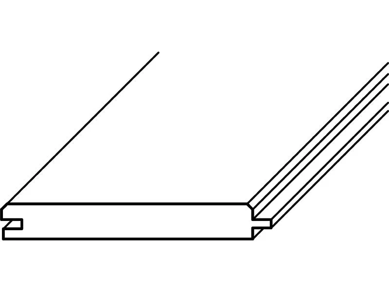 19x112mm Wei&szlig;tanne N+F Fase 1,5mm