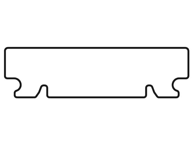 21x123mm Thermo Esche geb&uuml;rstet