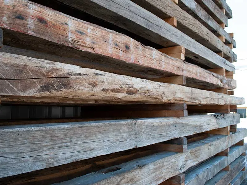 110x140mm Altholz Balken Eiche