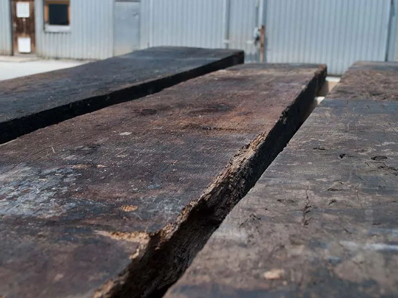 70mm Eiche Altholz Weinpressboden