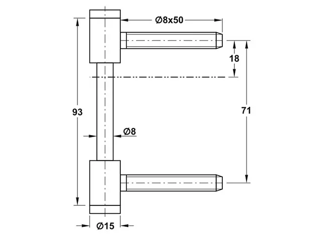 V0026WF Fl&uuml;gelteil, vernickelt, St&uuml;ck