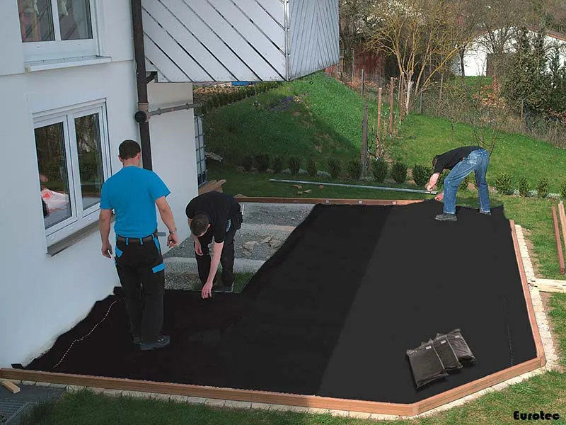Wurzelvlies f&uuml;r Terrassen 10x1,60m